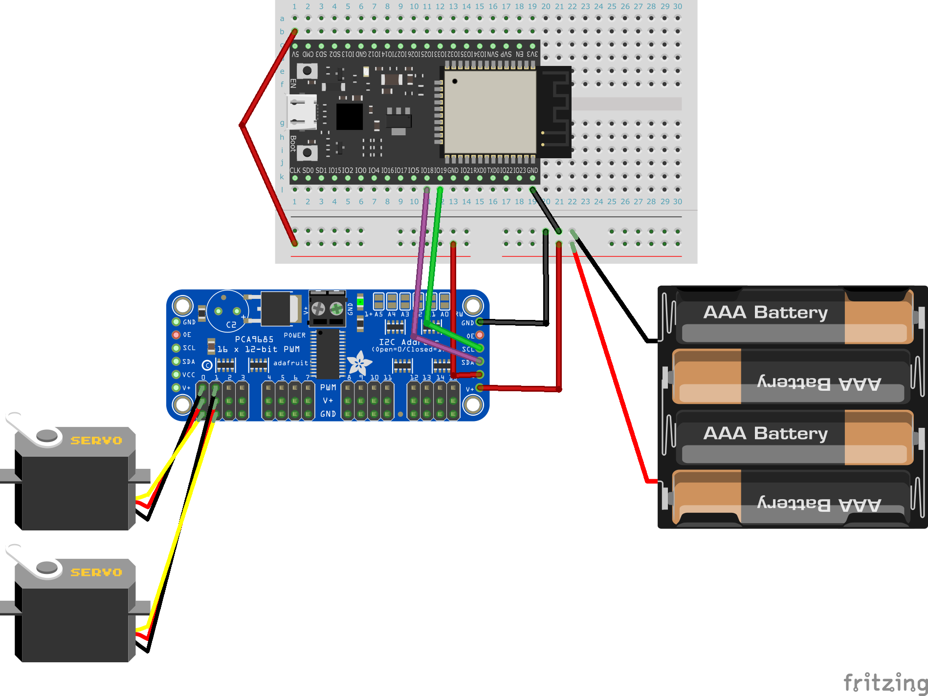 Hand wiring diagram