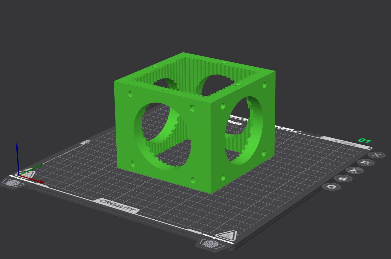 Printed base